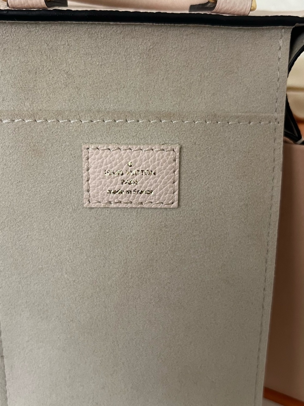 Louis Vuitton Small Monogram Tote in Cream, Tan and Gold - Picture 5 of 10